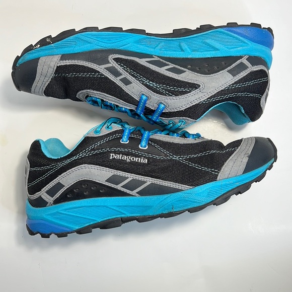 Patagonia Tsali black/Ultramarine trail running shoe women size 10 - Picture 2 of 11